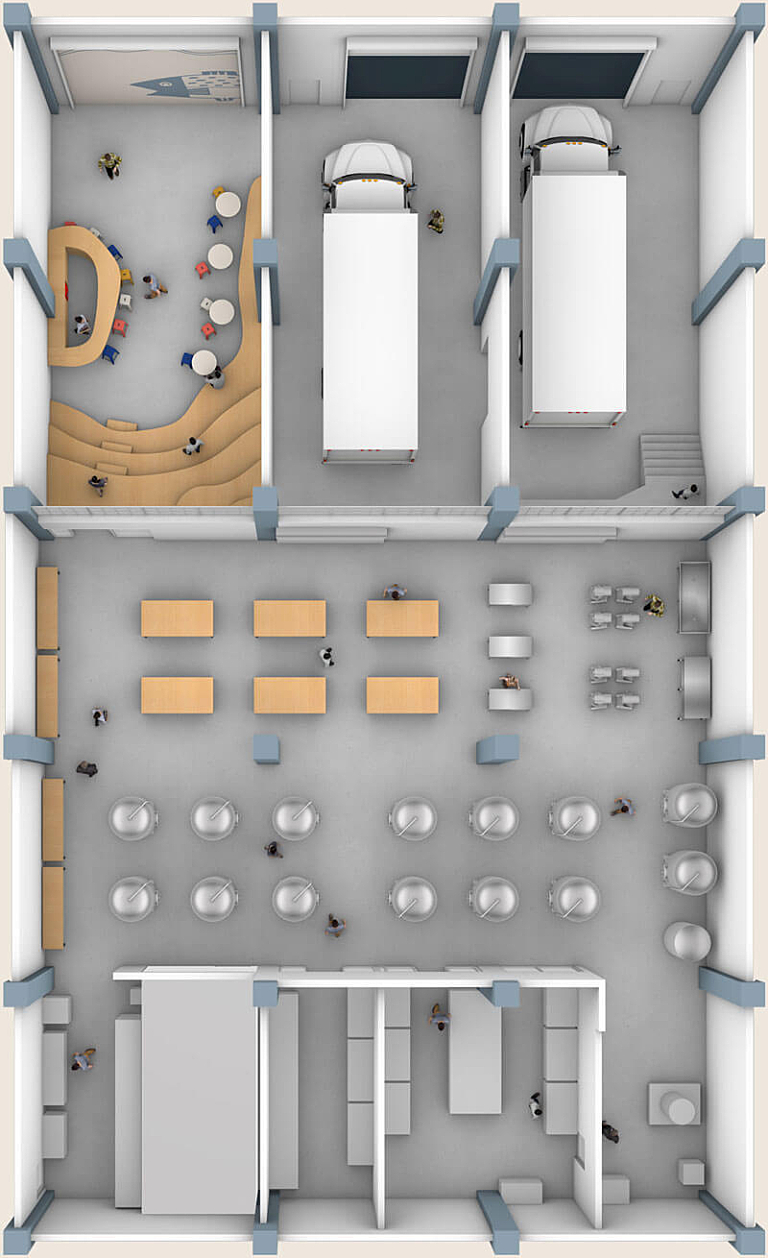 Rendering of pilot plant